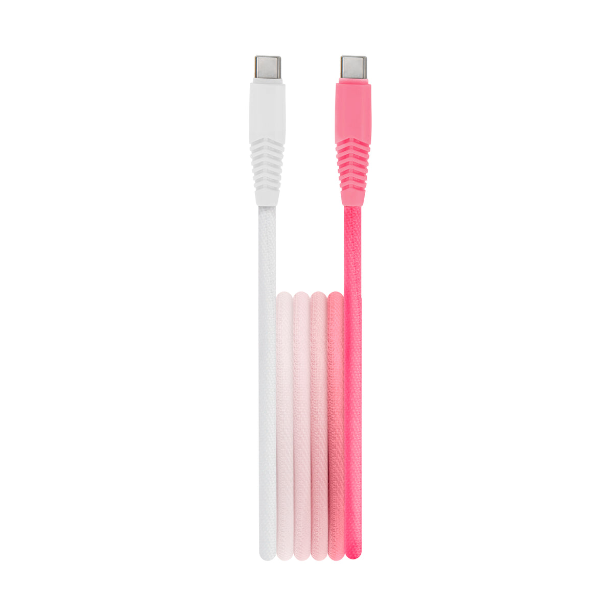 Cablu Setty Usb-c - Usb-c 1,5 M 3A Kgc-c-1.5320 Alb-Roz Gradient