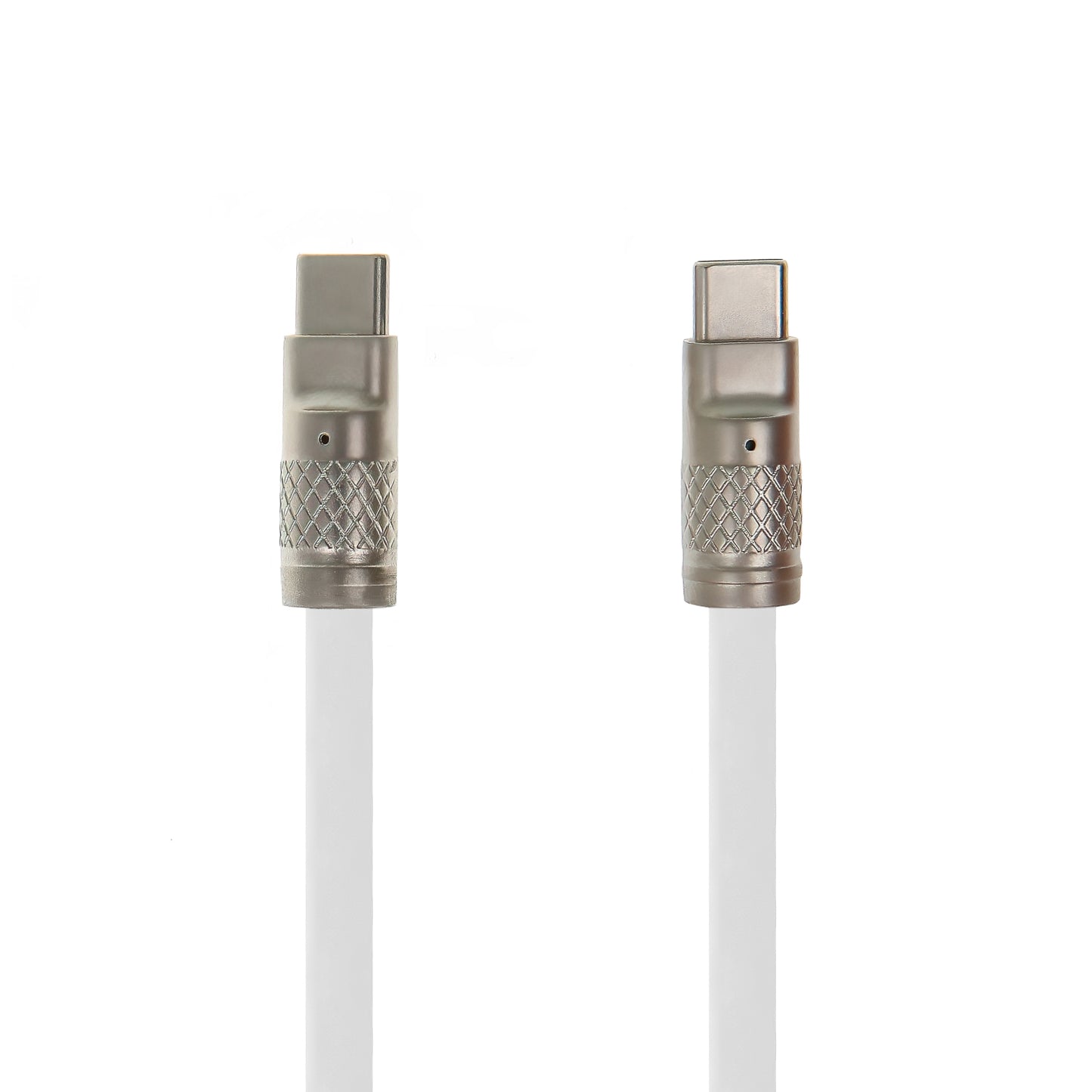 Setty Zink cablu USB-C - USB-C 1,2 m 60W KZC-C-1.2600 Alb