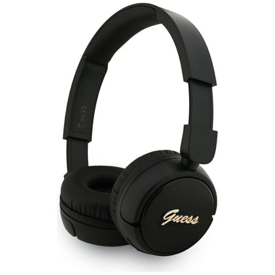 Casti Guess Wireless BT Script Metal Logo Negru