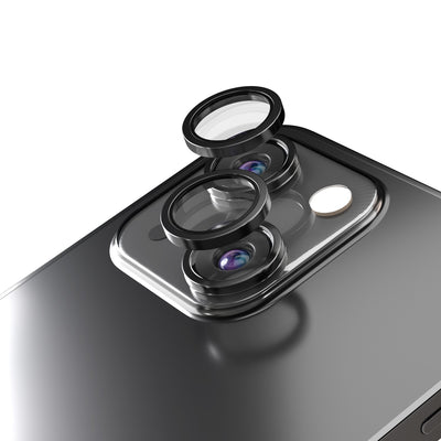Folie Etteri Camera Lens Protector pentru iPhone 13 / 13 Mini Negru