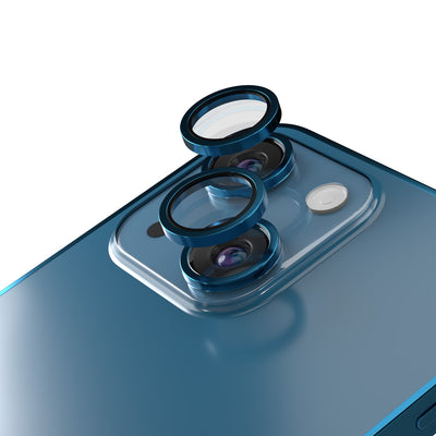 Folie Etteri Camera Lens Protector pentru iPhone 13 / 13 Mini Sea Albastru