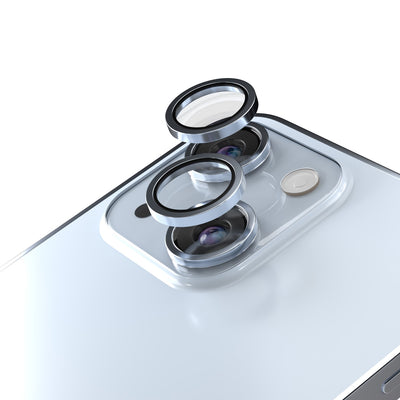 Folie Etteri Camera Lens Protector pentru iPhone 15 / 15 Plus Albastru