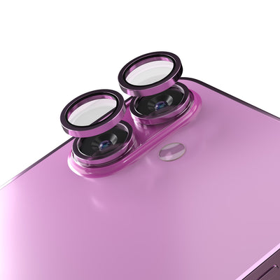 Folie Etteri Camera Lens Protector pentru iPhone 16 / 16 Plus Rose Roz