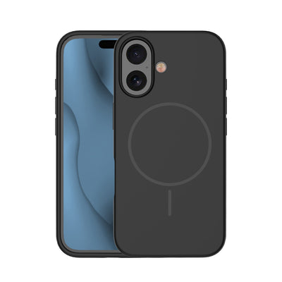 Husa Silicone Thin Mag pentru iPhone 16e / 17e Negru