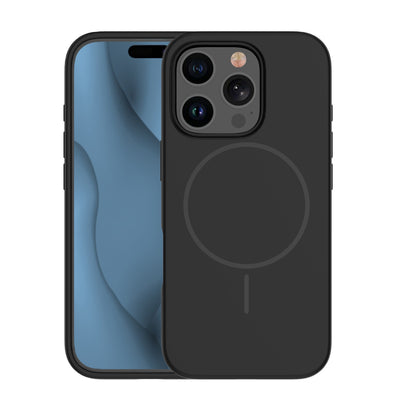 Husa Silicone Thin Mag pentru iPhone 14 Pro 6,1" Negru