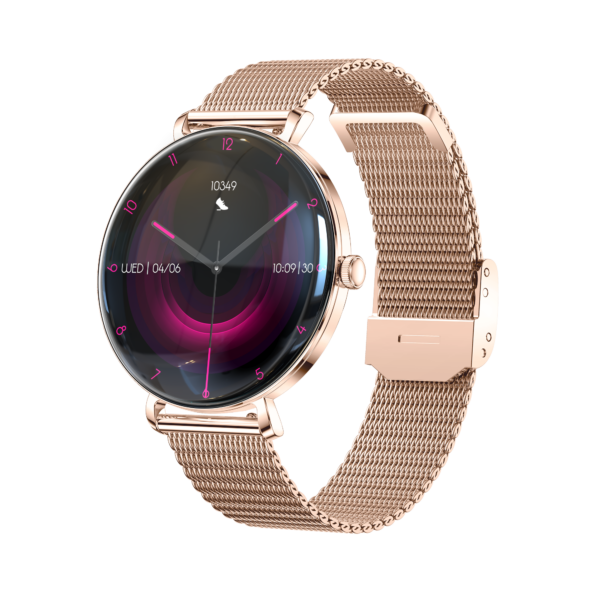 Forever Smartwatch SB-370 Rose Gold - Leopard Print