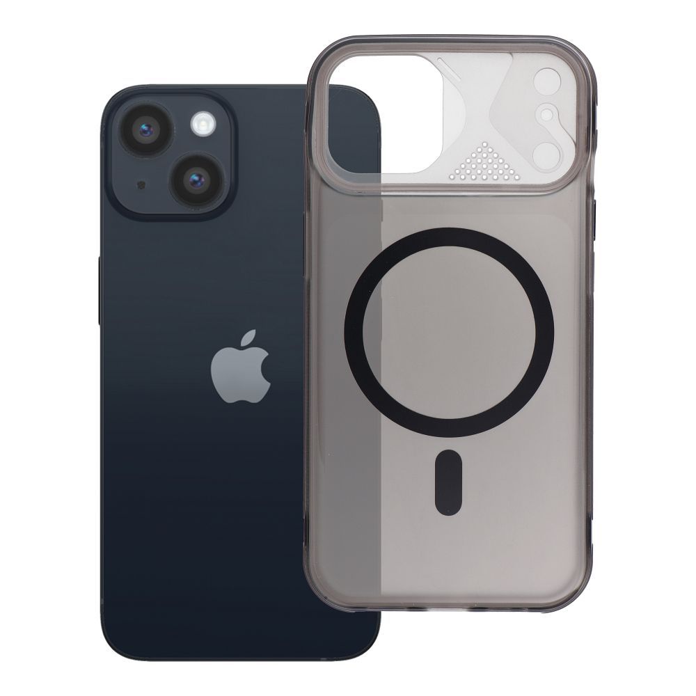 Husa Aurora pentru iPhone 14 Compatible cu Magsafe Negru