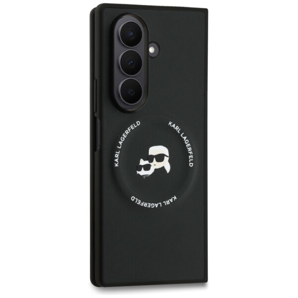 Karl Lagerfeld Karl&Choupette Logo MagSafe case for Samsung Galaxy Z Fold7 black