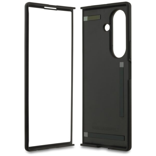 Karl Lagerfeld Karl&Choupette Logo MagSafe case for Samsung Galaxy Z Fold7 black