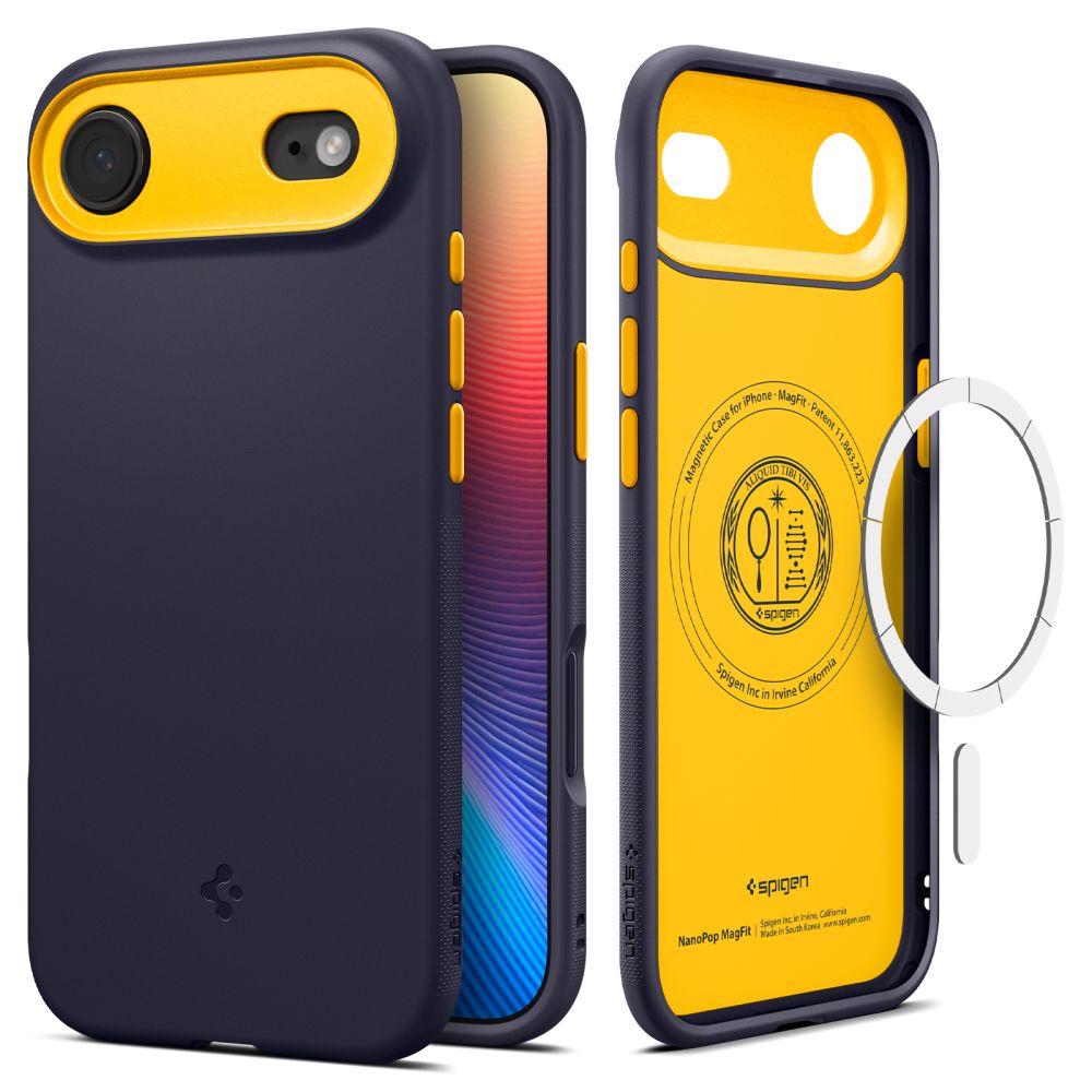 Husa Spigen Nano Pop Mag Magsafe pentru iPhone 17 Air Blueberry Navy
