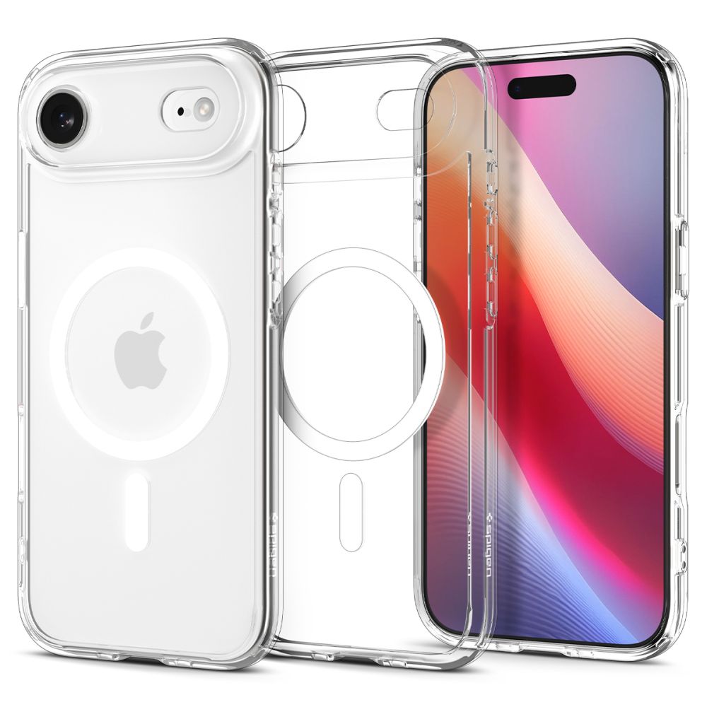 Husa Spigen Ultra Hybrid Mag Magsafe pentru iPhone 17 Air Transparent/Alb