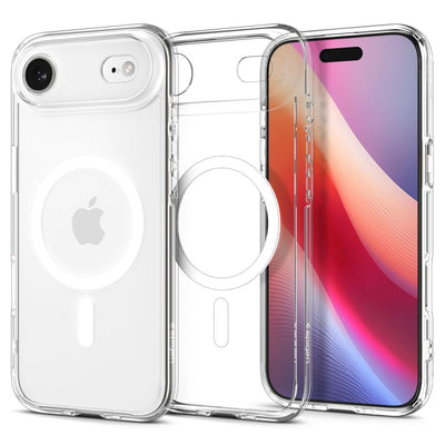 Husa Spigen Ultra Hybrid Mag Magsafe pentru iPhone 17 Air Transparent/Alb