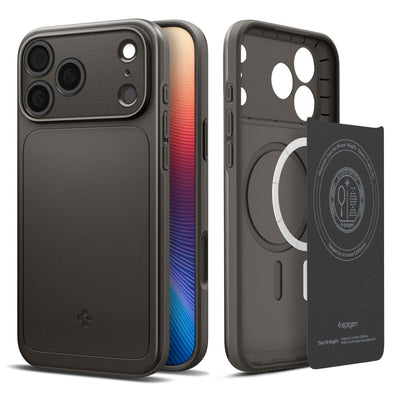 Husa Spigen Thin Fit Mag Magsafe pentru iPhone 17 Pro Gunmetal