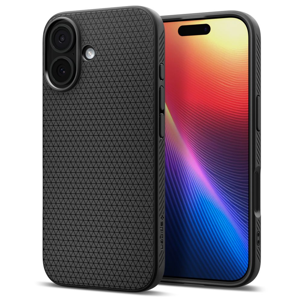 Husa Spigen Liquid Air pentru iPhone 17 Matte Negru