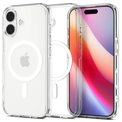Husa Spigen Ultra Hybrid Mag Magsafe pentru iPhone 17 Transparent/Alb
