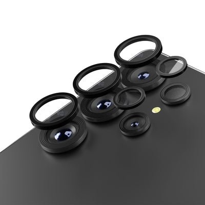 Folie Etteri Camera Lens Protector pentru Samsung Galaxy S25 Ultra Negru