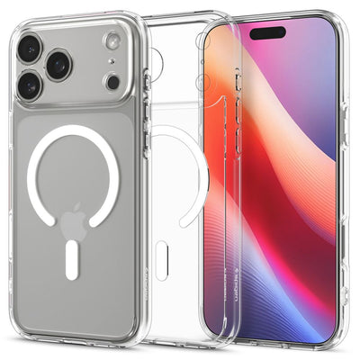 Husa Spigen Ultra Hybrid Mag Magsafe pentru iPhone 17 Pro Max Transparent/Alb