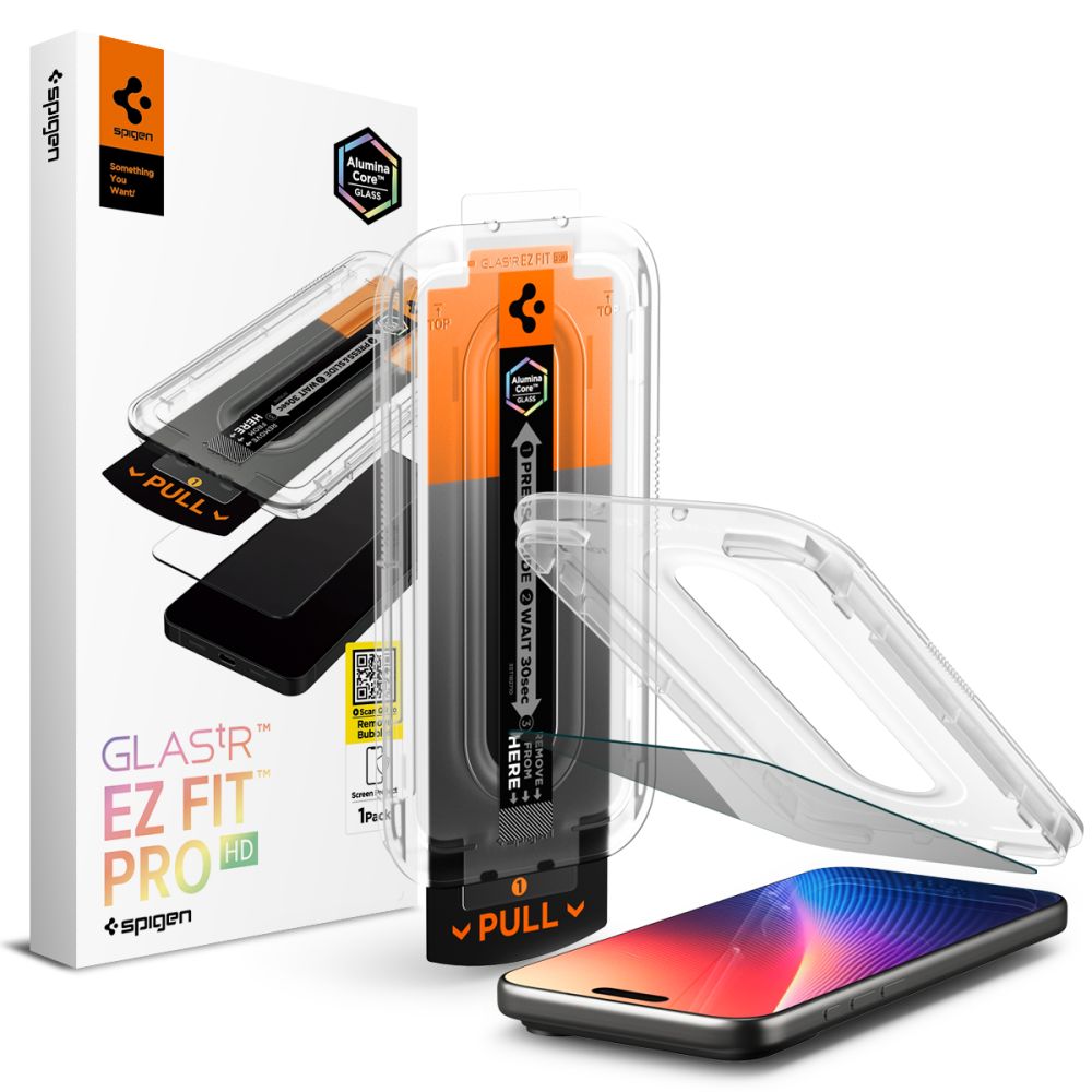 Folie Spigen sticla Glas.tr ”Ez Fit Pro” iPhone 16 Pro Max / 17 Pro Max Privacy