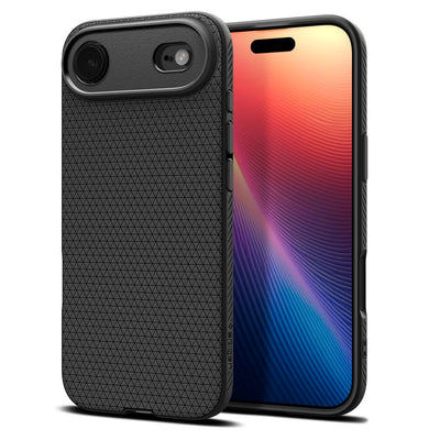 Husa Spigen Liquid Air pentru iPhone 17 Air Matte Negru