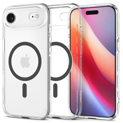 Husa Spigen Ultra Hybrid Mag Magsafe pentru iPhone 17 Air Transparent/Graphite