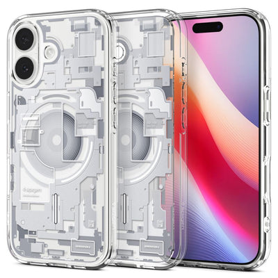 Husa Spigen Ultra Hybrid Mag Magsafe pentru iPhone 17 Zero One Alb