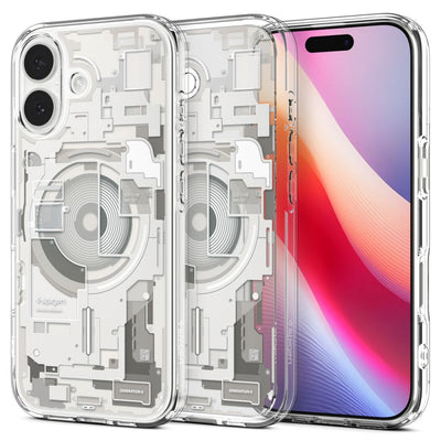 Husa Spigen Ultra Hybrid Mag Magsafe pentru iPhone 17 Zero One Natural Titanium