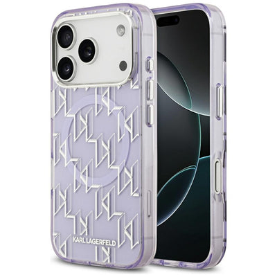 Husa Karl Lagerfeld IML KL Monogram Magsafe pentru iPhone 17 Pro Mov