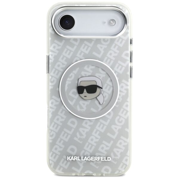 Karl Lagerfeld IML Karl Head Logo MagSafe case for iPhone Air grey