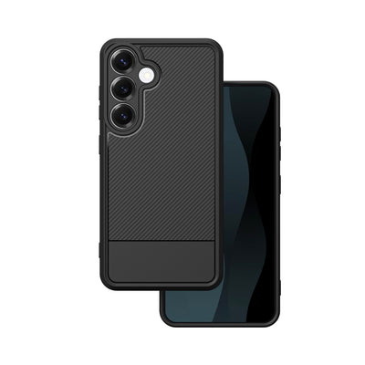 Husa Simple Carbon pentru Samsung Galaxy S25 FE Negru