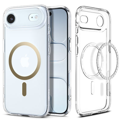 Husa Spigen Ultra Hybrid Mag Magsafe pentru iPhone 17 Air Transparent/Auriu