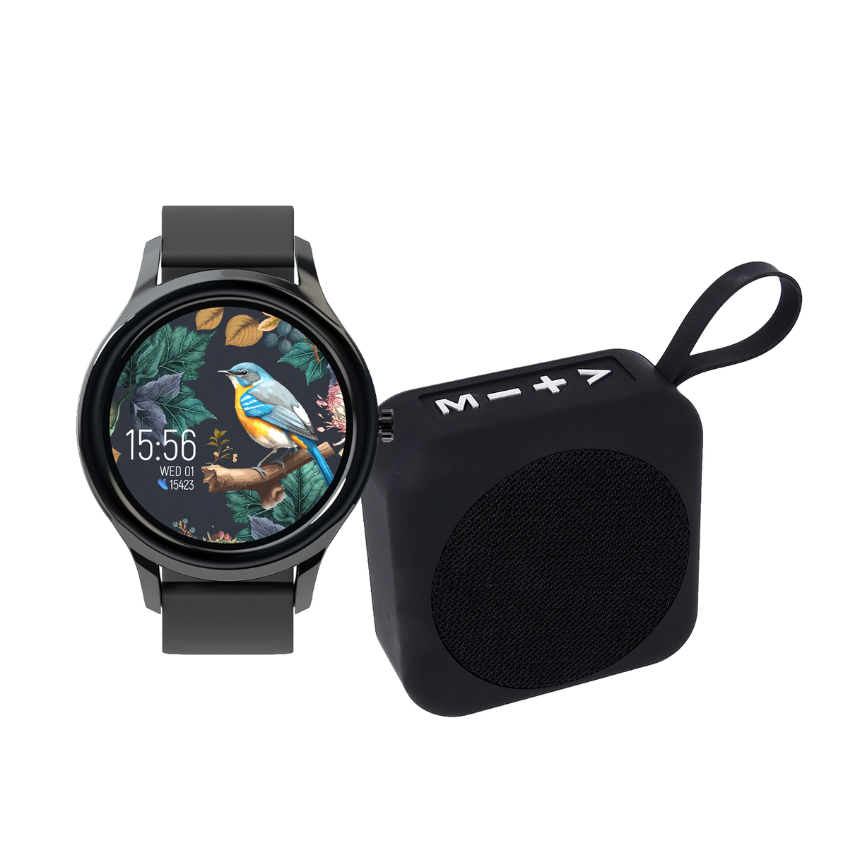 Boxa Forever Smartwatch Forevive 3 Sb-340 Negru cu Bluetooth 3W