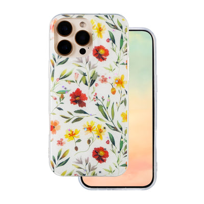 Husa Glow Glam pentru iPhone 15 Pro 6,1" Alb
