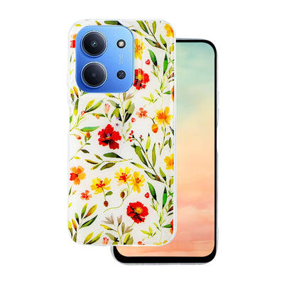 Husa Glow Glam pentru Xiaomi Redmi 15C 4G EU / 15C 5G EU (173.16 X 81.06 X 8.2 Mm) Alb