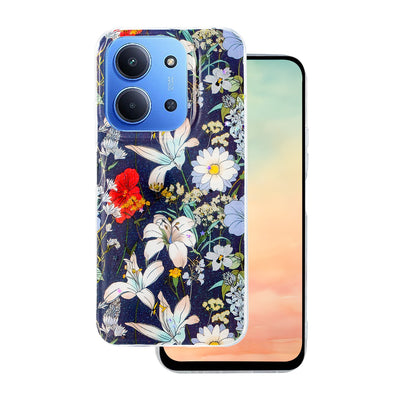 Husa Glow Glam pentru Xiaomi Redmi 15 4G EU / 15 5G EU (171,08 X 82,05 X 8,55) Albastru