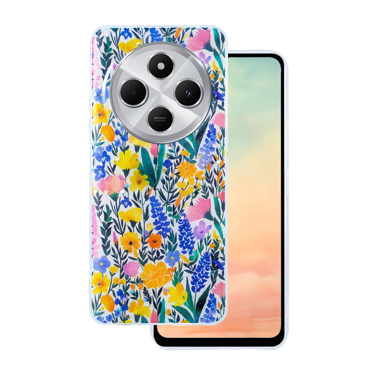 Husa Glow Glam pentru Xiaomi Redmi 14C 4G/ 14C 5G / Redmi A4 / Poco C75 Rustic