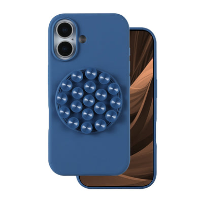 Husa Silicone Stick pentru iPhone 16 6,1" Albastru