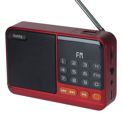 Boxa Setty Mini FM Radio + Bluetooth Sfm-01m