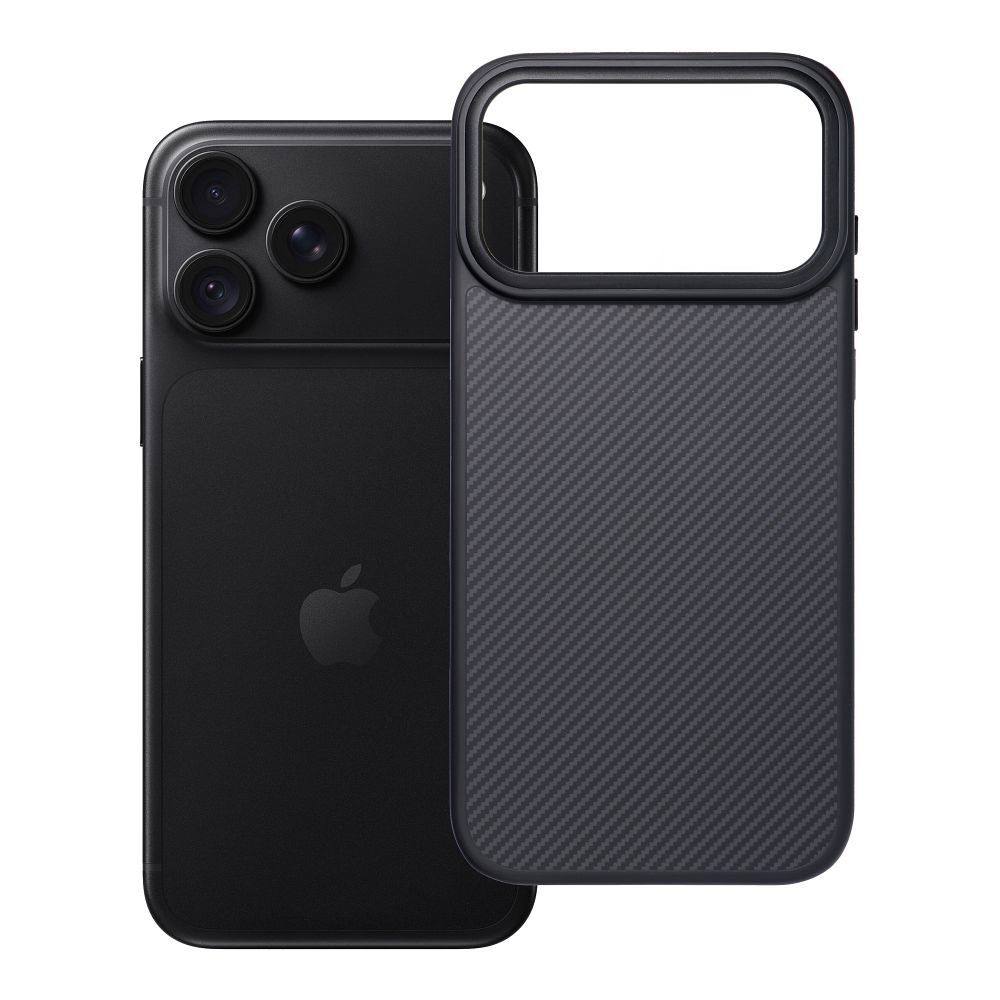 Husa Carbon Elite Mag pentru iPhone 18 Pro Max / 17 Pro Max Compatible cu Magsafe Negru