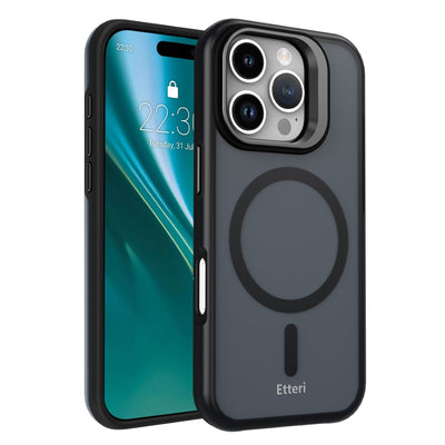 Husa Etteri Morning Fog pentru iPhone 16 Pro 6,3" Negru