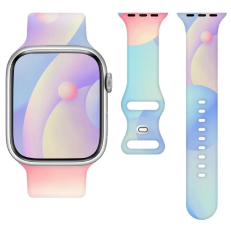 Curea Silicone Apple Watch 42/44/45/49mm (97+110) Colorful