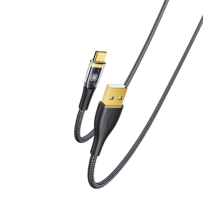 Cablu Yesido Ca104 18w USB/Type-c 1,2m Pvc 2a Negru