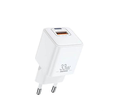 Incarcator priza Remax Batt Series PD QC 33W Rp-u26 1xUSB + 1xUSB-C Alb