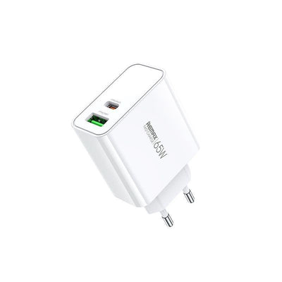 Incarcator priza Kiddy Series 65w Rp-u125 USB/Usb-c Alb