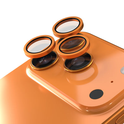 Folie Etteri Camera Lens Protector pentru iPhone 17 Pro / 17 Pro Max Portocaliu