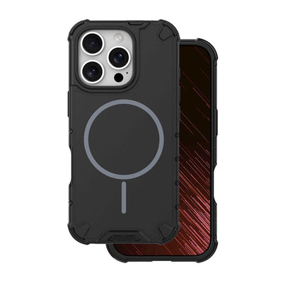 Husa Defender 2in1 Mag pentru iPhone 16 Pro Max 6,9" Negru