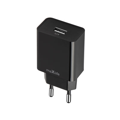 Incarcator Maxlife Mxtc-11 1x Usb-a 2,1A Negru