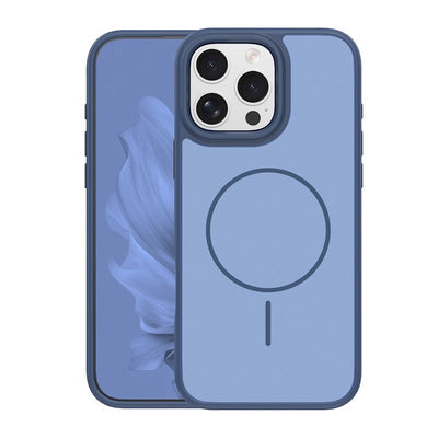 Husa Frame Thin Mag pentru iPhone 16 Pro 6,3" Albastru inchis