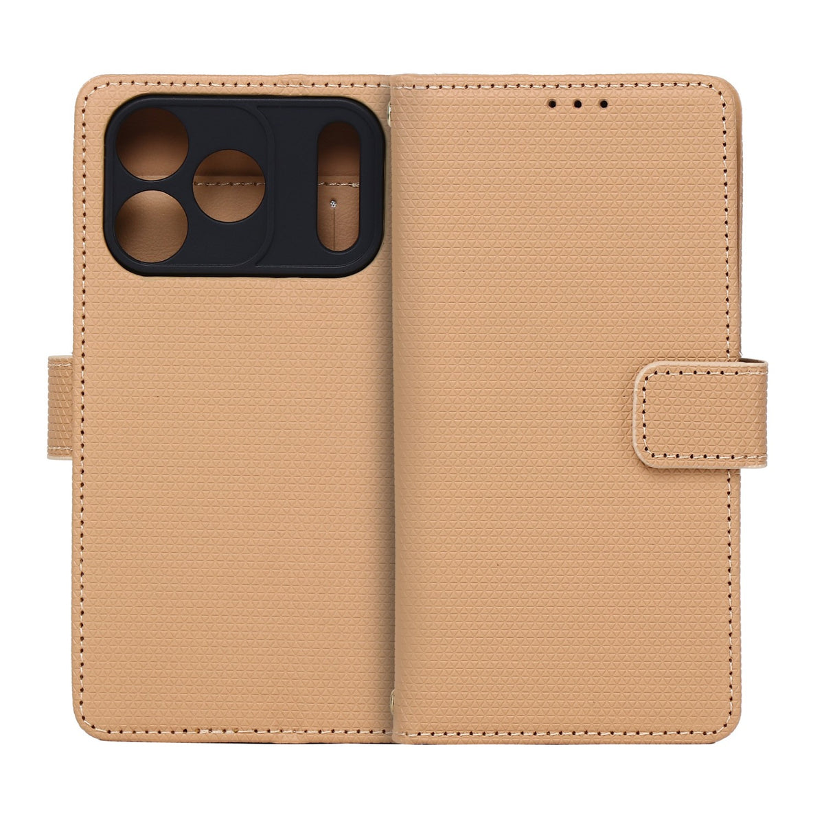 Husa Smart Triangle pentru iPhone 17 Pro 6,3" Maro