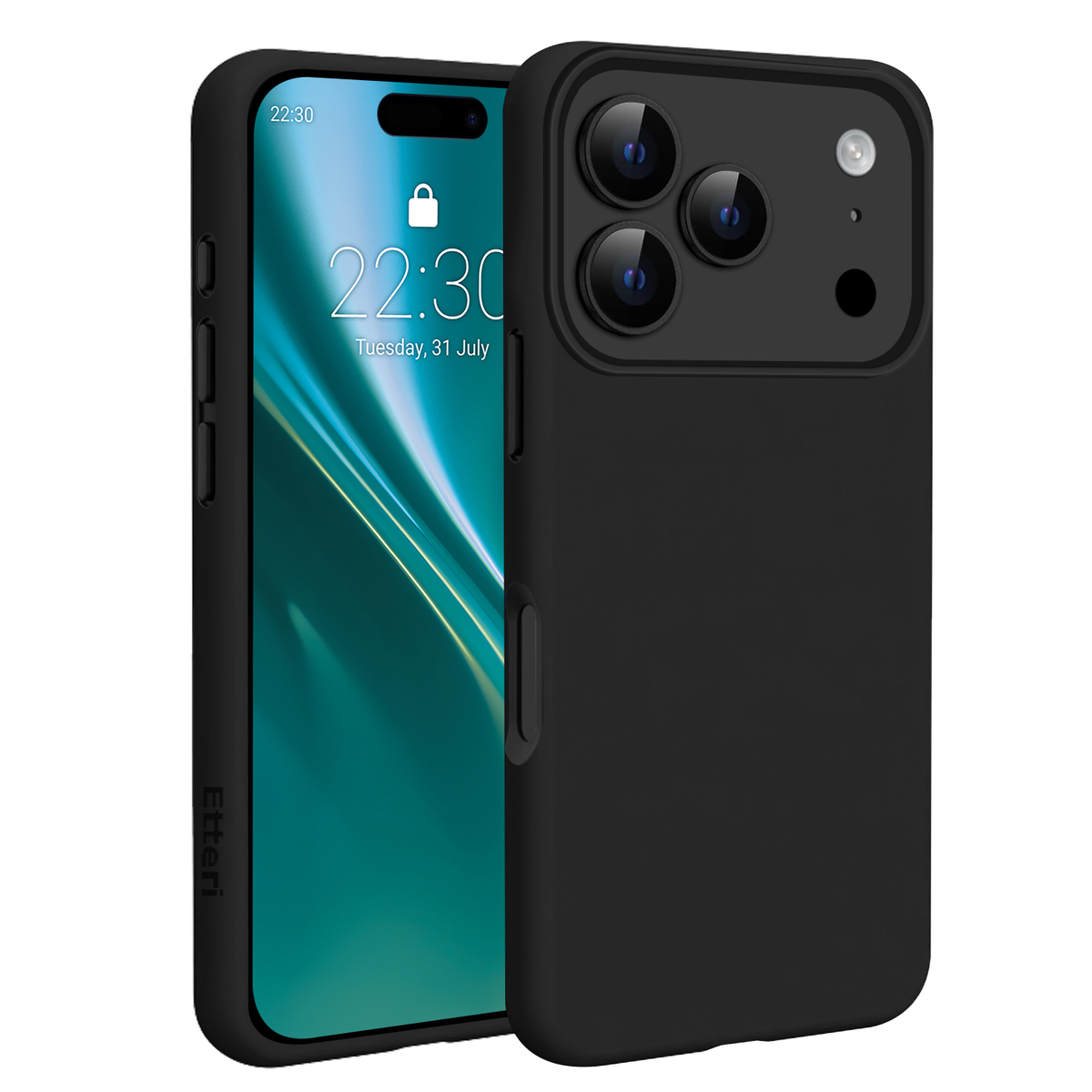 Husa Etteri Silicone Mag pentru iPhone 17 Pro / 18 Pro Negru