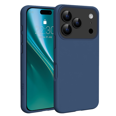 Husa Etteri Silicone Mag pentru iPhone 17 Pro Max / 18 Pro Max Albastru inchis